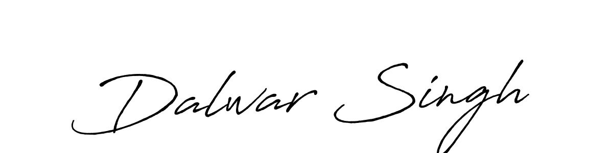 Create a beautiful signature design for name Dalwar Singh. With this signature (Antro_Vectra_Bolder) fonts, you can make a handwritten signature for free. Dalwar Singh signature style 7 images and pictures png