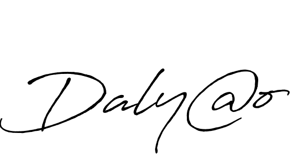 It looks lik you need a new signature style for name Daly@o. Design unique handwritten (Antro_Vectra_Bolder) signature with our free signature maker in just a few clicks. Daly@o signature style 7 images and pictures png