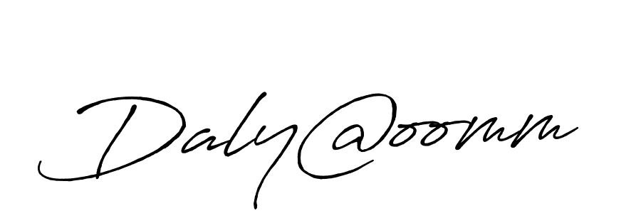 Design your own signature with our free online signature maker. With this signature software, you can create a handwritten (Antro_Vectra_Bolder) signature for name Daly@oomm. Daly@oomm signature style 7 images and pictures png