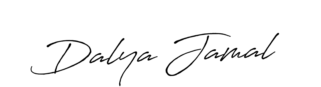 You can use this online signature creator to create a handwritten signature for the name Dalya Jamal. This is the best online autograph maker. Dalya Jamal signature style 7 images and pictures png