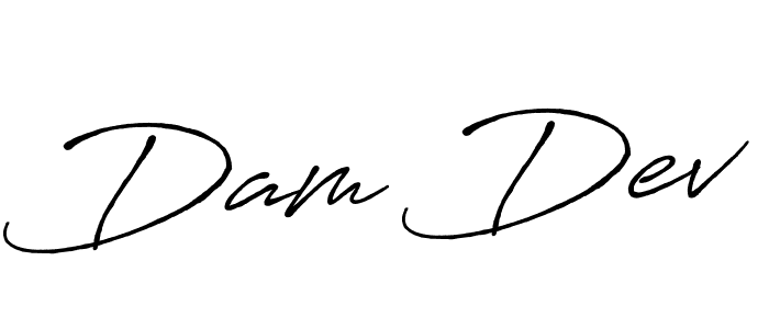 You should practise on your own different ways (Antro_Vectra_Bolder) to write your name (Dam Dev) in signature. don't let someone else do it for you. Dam Dev signature style 7 images and pictures png