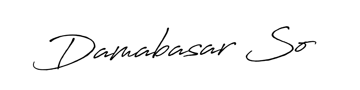 How to make Damabasar So signature? Antro_Vectra_Bolder is a professional autograph style. Create handwritten signature for Damabasar So name. Damabasar So signature style 7 images and pictures png