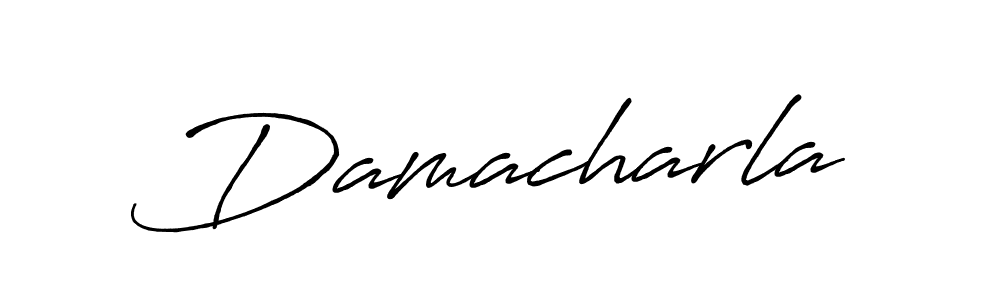Create a beautiful signature design for name Damacharla. With this signature (Antro_Vectra_Bolder) fonts, you can make a handwritten signature for free. Damacharla signature style 7 images and pictures png