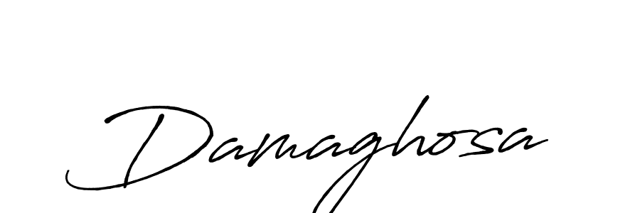 Also we have Damaghosa name is the best signature style. Create professional handwritten signature collection using Antro_Vectra_Bolder autograph style. Damaghosa signature style 7 images and pictures png