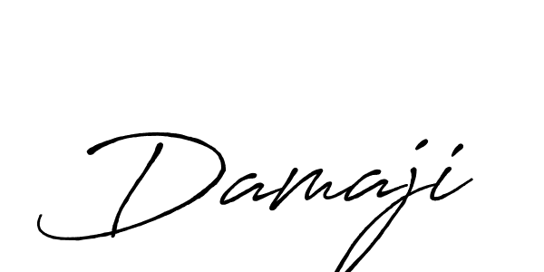 The best way (Antro_Vectra_Bolder) to make a short signature is to pick only two or three words in your name. The name Damaji include a total of six letters. For converting this name. Damaji signature style 7 images and pictures png