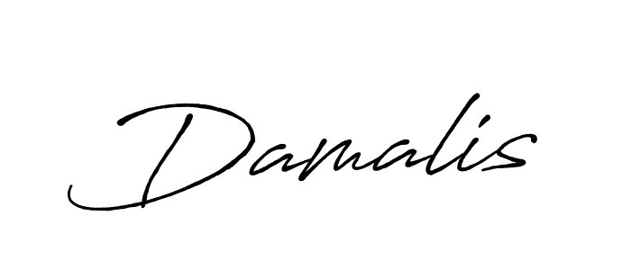 Similarly Antro_Vectra_Bolder is the best handwritten signature design. Signature creator online .You can use it as an online autograph creator for name Damalis. Damalis signature style 7 images and pictures png