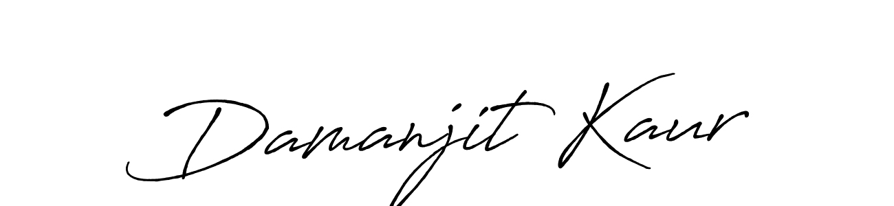 Make a beautiful signature design for name Damanjit Kaur. Use this online signature maker to create a handwritten signature for free. Damanjit Kaur signature style 7 images and pictures png