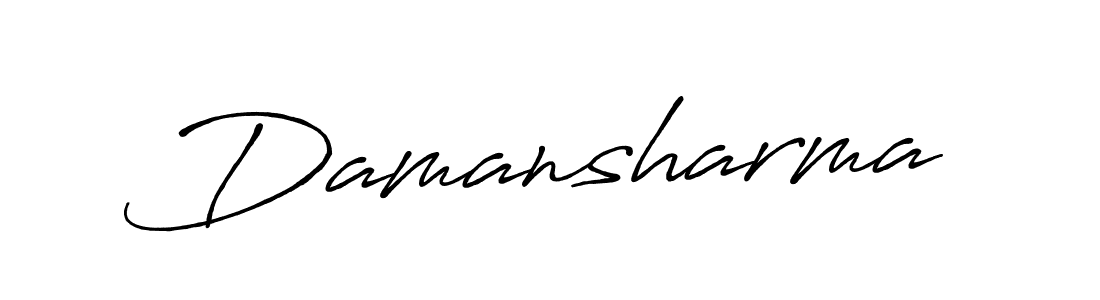 How to make Damansharma signature? Antro_Vectra_Bolder is a professional autograph style. Create handwritten signature for Damansharma name. Damansharma signature style 7 images and pictures png