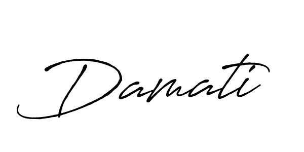 Similarly Antro_Vectra_Bolder is the best handwritten signature design. Signature creator online .You can use it as an online autograph creator for name Damati. Damati signature style 7 images and pictures png