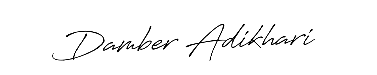 Best and Professional Signature Style for Damber Adikhari. Antro_Vectra_Bolder Best Signature Style Collection. Damber Adikhari signature style 7 images and pictures png