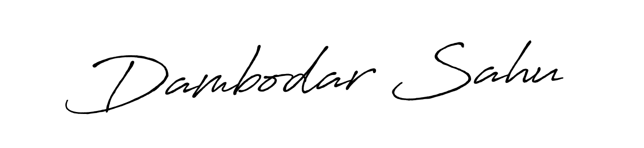 Also we have Dambodar Sahu name is the best signature style. Create professional handwritten signature collection using Antro_Vectra_Bolder autograph style. Dambodar Sahu signature style 7 images and pictures png