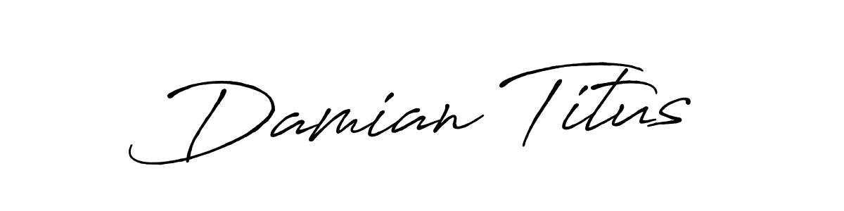 Once you've used our free online signature maker to create your best signature Antro_Vectra_Bolder style, it's time to enjoy all of the benefits that Damian Titus name signing documents. Damian Titus signature style 7 images and pictures png