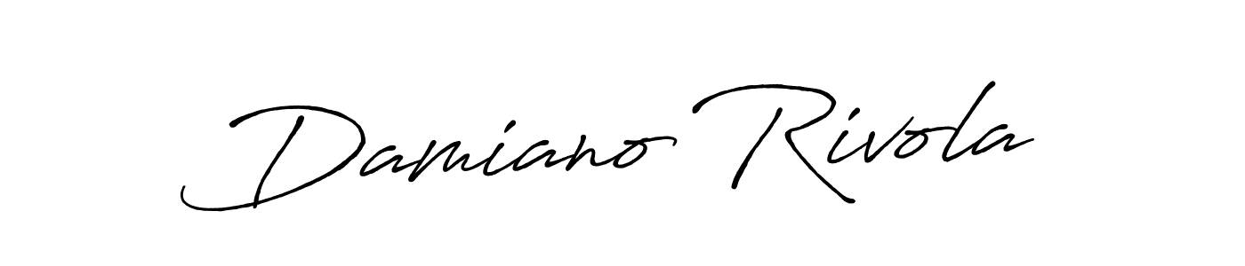 It looks lik you need a new signature style for name Damiano Rivola. Design unique handwritten (Antro_Vectra_Bolder) signature with our free signature maker in just a few clicks. Damiano Rivola signature style 7 images and pictures png