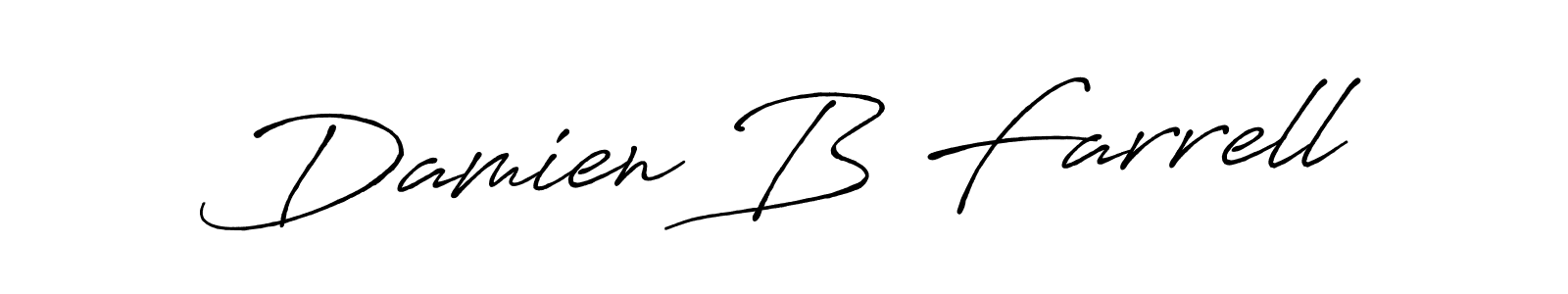 Also You can easily find your signature by using the search form. We will create Damien B Farrell name handwritten signature images for you free of cost using Antro_Vectra_Bolder sign style. Damien B Farrell signature style 7 images and pictures png
