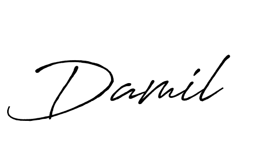 Best and Professional Signature Style for Damil. Antro_Vectra_Bolder Best Signature Style Collection. Damil signature style 7 images and pictures png