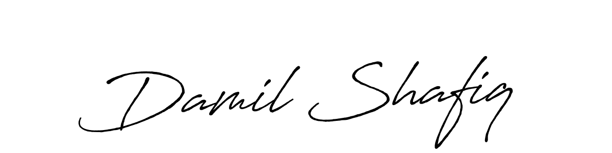 Antro_Vectra_Bolder is a professional signature style that is perfect for those who want to add a touch of class to their signature. It is also a great choice for those who want to make their signature more unique. Get Damil Shafiq name to fancy signature for free. Damil Shafiq signature style 7 images and pictures png