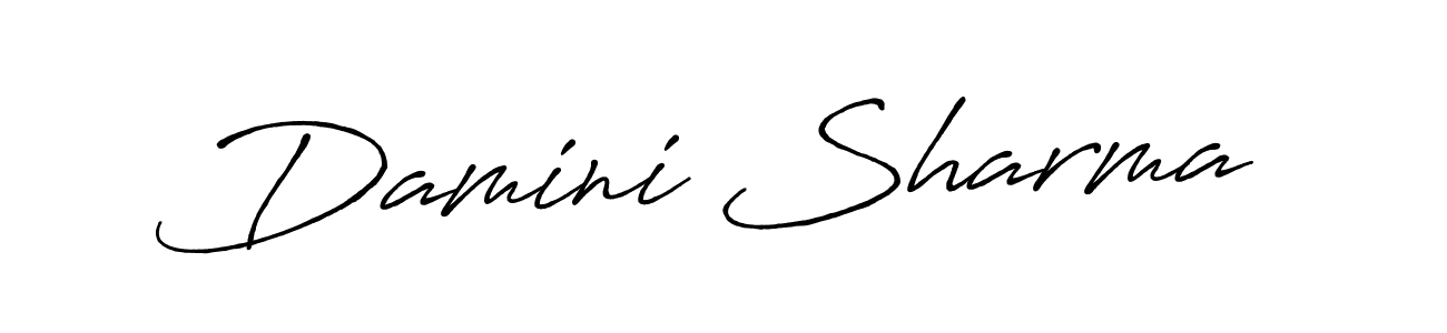 You can use this online signature creator to create a handwritten signature for the name Damini Sharma. This is the best online autograph maker. Damini Sharma signature style 7 images and pictures png