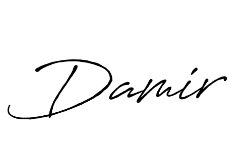 You should practise on your own different ways (Antro_Vectra_Bolder) to write your name (Damir) in signature. don't let someone else do it for you. Damir signature style 7 images and pictures png