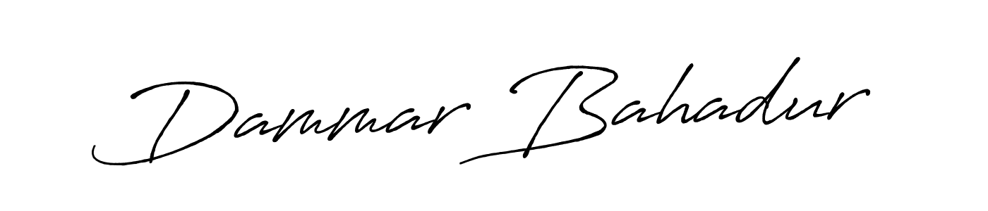 Create a beautiful signature design for name Dammar Bahadur. With this signature (Antro_Vectra_Bolder) fonts, you can make a handwritten signature for free. Dammar Bahadur signature style 7 images and pictures png