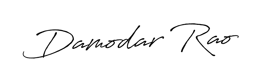 The best way (Antro_Vectra_Bolder) to make a short signature is to pick only two or three words in your name. The name Damodar Rao include a total of six letters. For converting this name. Damodar Rao signature style 7 images and pictures png