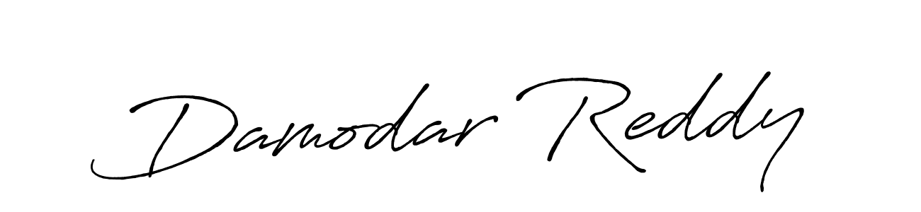 Damodar Reddy stylish signature style. Best Handwritten Sign (Antro_Vectra_Bolder) for my name. Handwritten Signature Collection Ideas for my name Damodar Reddy. Damodar Reddy signature style 7 images and pictures png