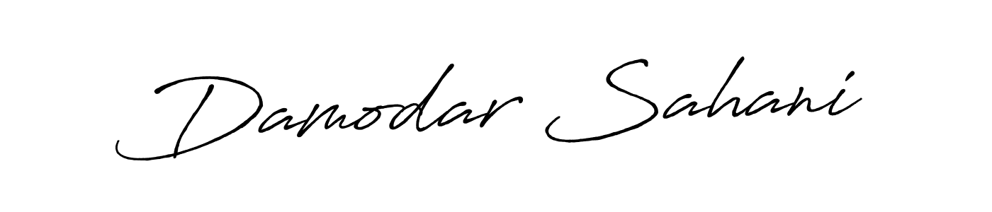 The best way (Antro_Vectra_Bolder) to make a short signature is to pick only two or three words in your name. The name Damodar Sahani include a total of six letters. For converting this name. Damodar Sahani signature style 7 images and pictures png