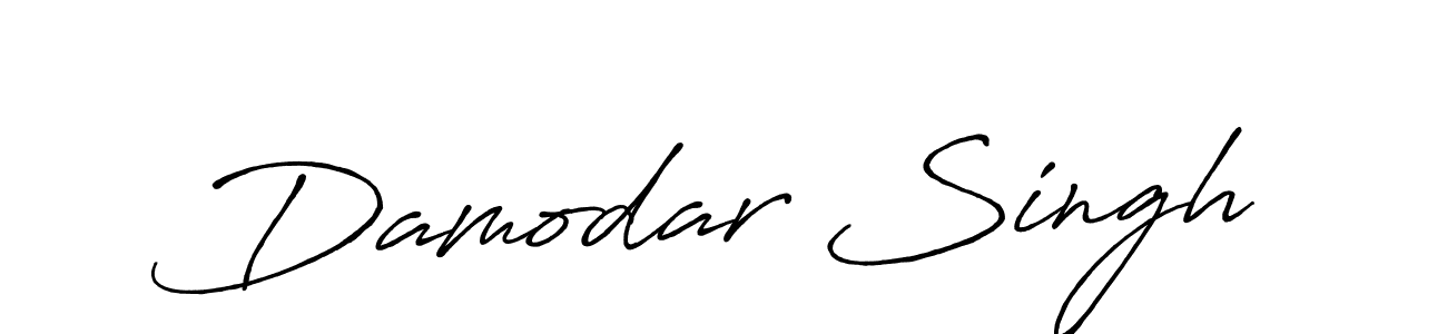Make a beautiful signature design for name Damodar Singh. With this signature (Antro_Vectra_Bolder) style, you can create a handwritten signature for free. Damodar Singh signature style 7 images and pictures png