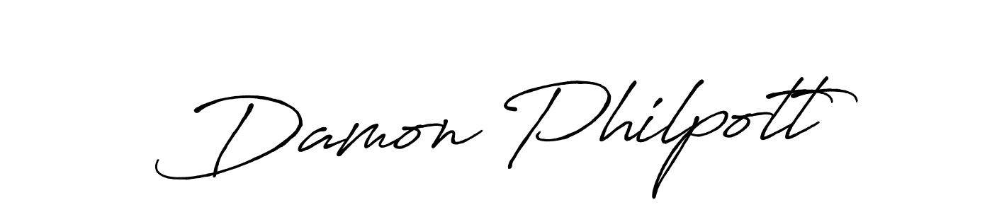 Similarly Antro_Vectra_Bolder is the best handwritten signature design. Signature creator online .You can use it as an online autograph creator for name Damon Philpott. Damon Philpott signature style 7 images and pictures png