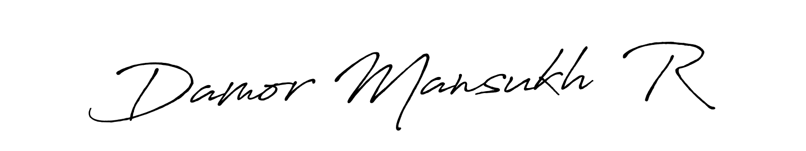 Also You can easily find your signature by using the search form. We will create Damor Mansukh  R name handwritten signature images for you free of cost using Antro_Vectra_Bolder sign style. Damor Mansukh  R signature style 7 images and pictures png