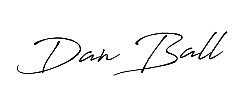 Also we have Dan Ball name is the best signature style. Create professional handwritten signature collection using Antro_Vectra_Bolder autograph style. Dan Ball signature style 7 images and pictures png