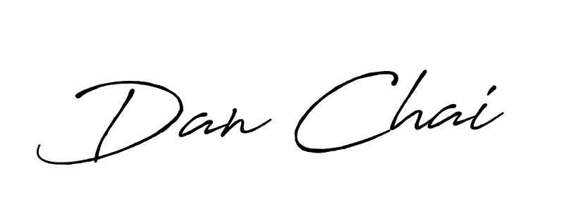 Antro_Vectra_Bolder is a professional signature style that is perfect for those who want to add a touch of class to their signature. It is also a great choice for those who want to make their signature more unique. Get Dan Chai name to fancy signature for free. Dan Chai signature style 7 images and pictures png