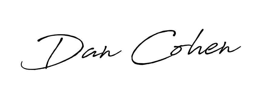 Dan Cohen stylish signature style. Best Handwritten Sign (Antro_Vectra_Bolder) for my name. Handwritten Signature Collection Ideas for my name Dan Cohen. Dan Cohen signature style 7 images and pictures png