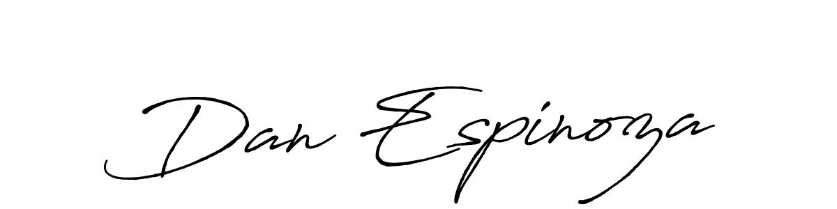 Also You can easily find your signature by using the search form. We will create Dan Espinoza name handwritten signature images for you free of cost using Antro_Vectra_Bolder sign style. Dan Espinoza signature style 7 images and pictures png