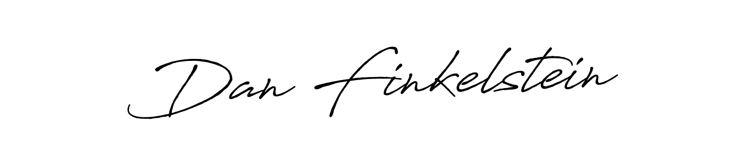 Dan Finkelstein stylish signature style. Best Handwritten Sign (Antro_Vectra_Bolder) for my name. Handwritten Signature Collection Ideas for my name Dan Finkelstein. Dan Finkelstein signature style 7 images and pictures png