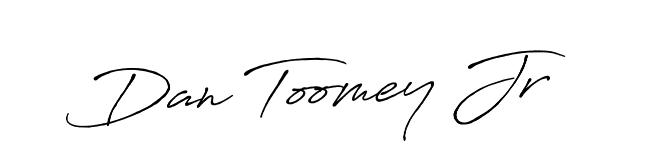 How to make Dan Toomey Jr signature? Antro_Vectra_Bolder is a professional autograph style. Create handwritten signature for Dan Toomey Jr name. Dan Toomey Jr signature style 7 images and pictures png