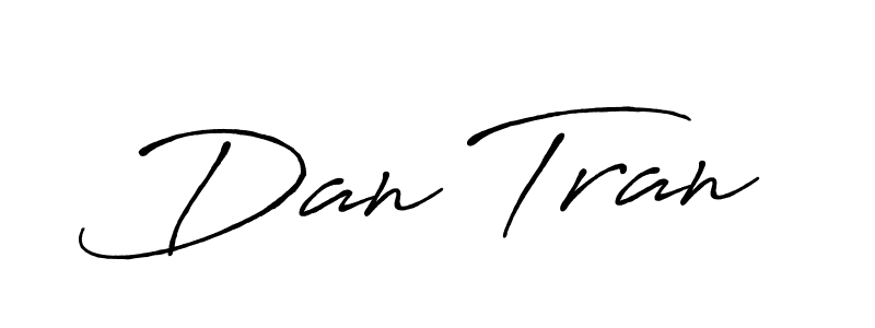 Also You can easily find your signature by using the search form. We will create Dan Tran name handwritten signature images for you free of cost using Antro_Vectra_Bolder sign style. Dan Tran signature style 7 images and pictures png