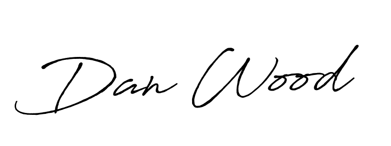 Design your own signature with our free online signature maker. With this signature software, you can create a handwritten (Antro_Vectra_Bolder) signature for name Dan Wood. Dan Wood signature style 7 images and pictures png