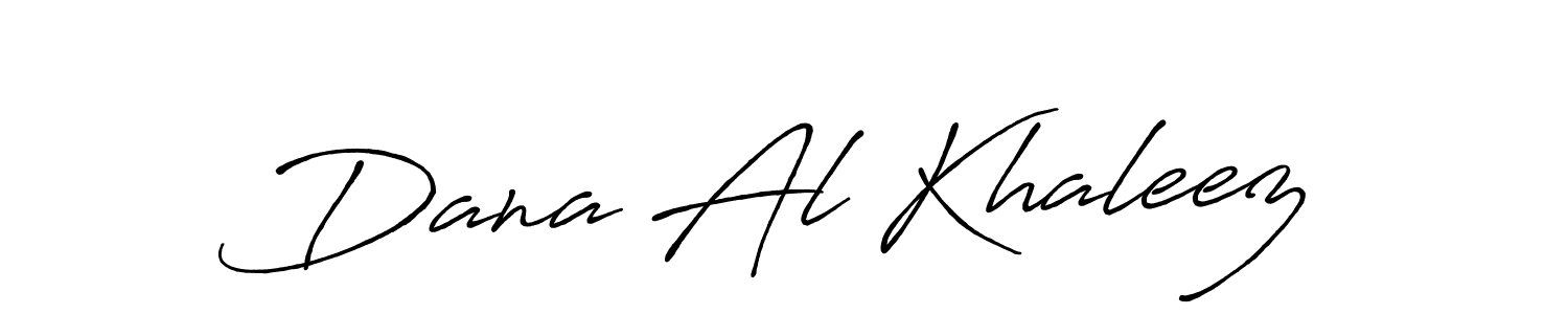 Also You can easily find your signature by using the search form. We will create Dana Al Khaleez name handwritten signature images for you free of cost using Antro_Vectra_Bolder sign style. Dana Al Khaleez signature style 7 images and pictures png
