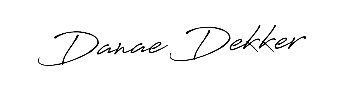 Also You can easily find your signature by using the search form. We will create Danae Dekker name handwritten signature images for you free of cost using Antro_Vectra_Bolder sign style. Danae Dekker signature style 7 images and pictures png