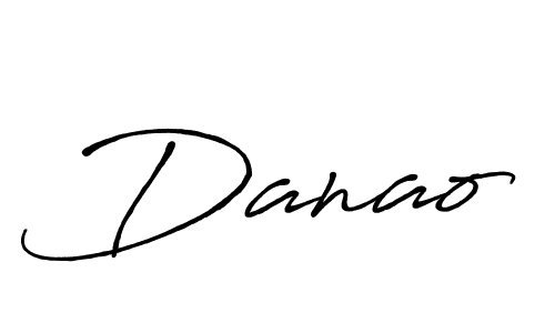 Antro_Vectra_Bolder is a professional signature style that is perfect for those who want to add a touch of class to their signature. It is also a great choice for those who want to make their signature more unique. Get Danao name to fancy signature for free. Danao signature style 7 images and pictures png