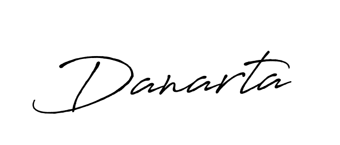 Use a signature maker to create a handwritten signature online. With this signature software, you can design (Antro_Vectra_Bolder) your own signature for name Danarta. Danarta signature style 7 images and pictures png