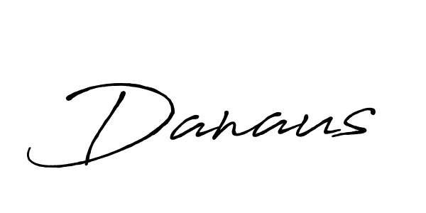 Make a beautiful signature design for name Danaus. With this signature (Antro_Vectra_Bolder) style, you can create a handwritten signature for free. Danaus signature style 7 images and pictures png