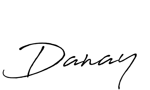 Create a beautiful signature design for name Danay. With this signature (Antro_Vectra_Bolder) fonts, you can make a handwritten signature for free. Danay signature style 7 images and pictures png