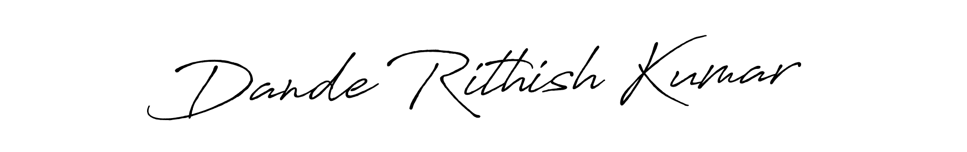 It looks lik you need a new signature style for name Dande Rithish Kumar. Design unique handwritten (Antro_Vectra_Bolder) signature with our free signature maker in just a few clicks. Dande Rithish Kumar signature style 7 images and pictures png