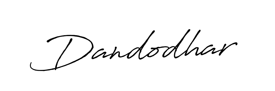 Make a beautiful signature design for name Dandodhar. With this signature (Antro_Vectra_Bolder) style, you can create a handwritten signature for free. Dandodhar signature style 7 images and pictures png