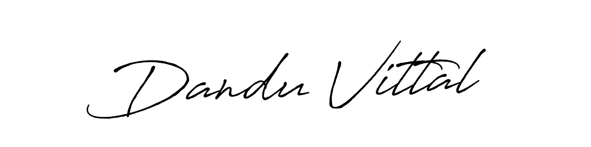 You should practise on your own different ways (Antro_Vectra_Bolder) to write your name (Dandu Vittal) in signature. don't let someone else do it for you. Dandu Vittal signature style 7 images and pictures png