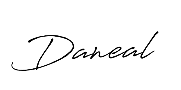 Also we have Daneal name is the best signature style. Create professional handwritten signature collection using Antro_Vectra_Bolder autograph style. Daneal signature style 7 images and pictures png