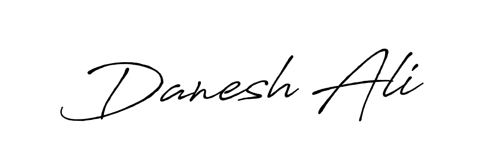 Danesh Ali stylish signature style. Best Handwritten Sign (Antro_Vectra_Bolder) for my name. Handwritten Signature Collection Ideas for my name Danesh Ali. Danesh Ali signature style 7 images and pictures png