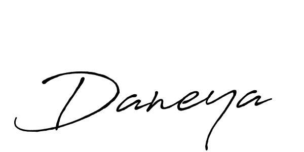Also we have Daneya name is the best signature style. Create professional handwritten signature collection using Antro_Vectra_Bolder autograph style. Daneya signature style 7 images and pictures png