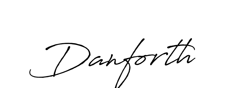 How to make Danforth name signature. Use Antro_Vectra_Bolder style for creating short signs online. This is the latest handwritten sign. Danforth signature style 7 images and pictures png